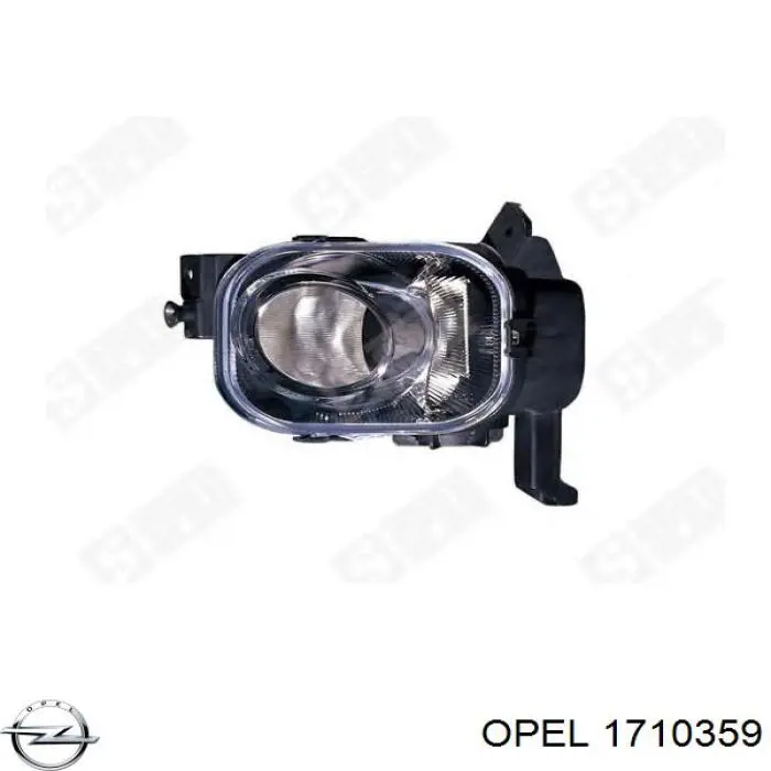 Права протитуманні фари Opel 1710359 ціна, від 46.44 USD