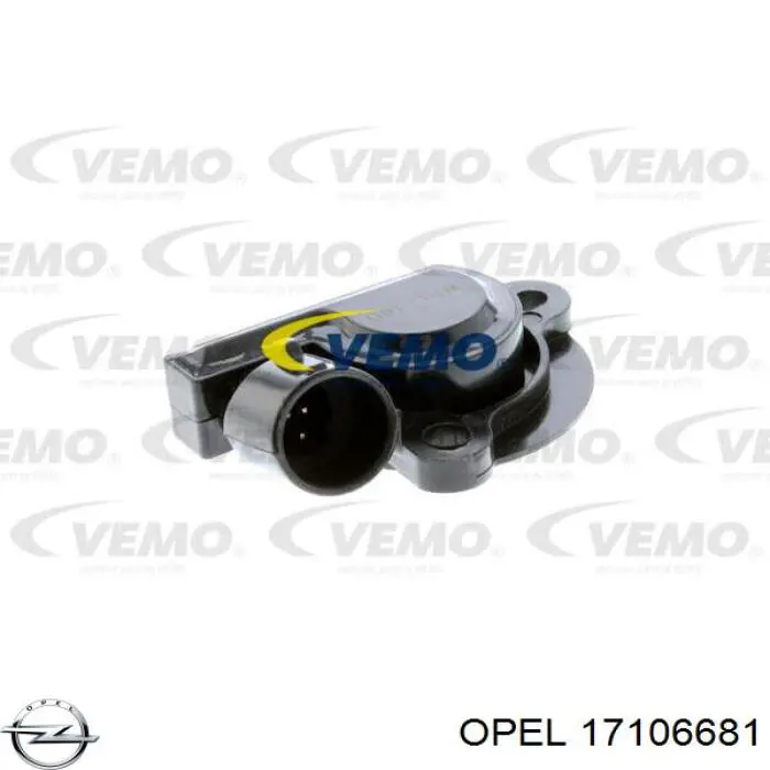 Потенціометр 17106681 Opel