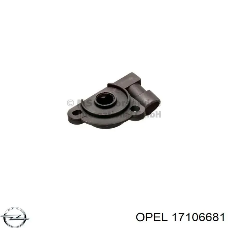 Датчик положення дросельної заслінки Opel 17106681