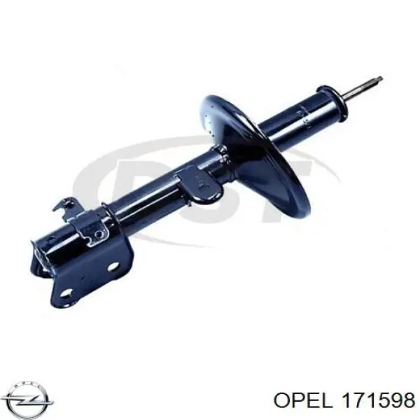 171598 Opel молдинг передньої лівої двері