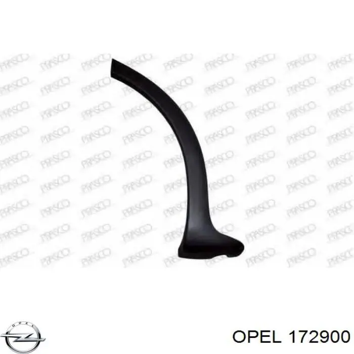 Молдинг задньої арки крила, правий Opel 172900 ціна, від 27.86 USD