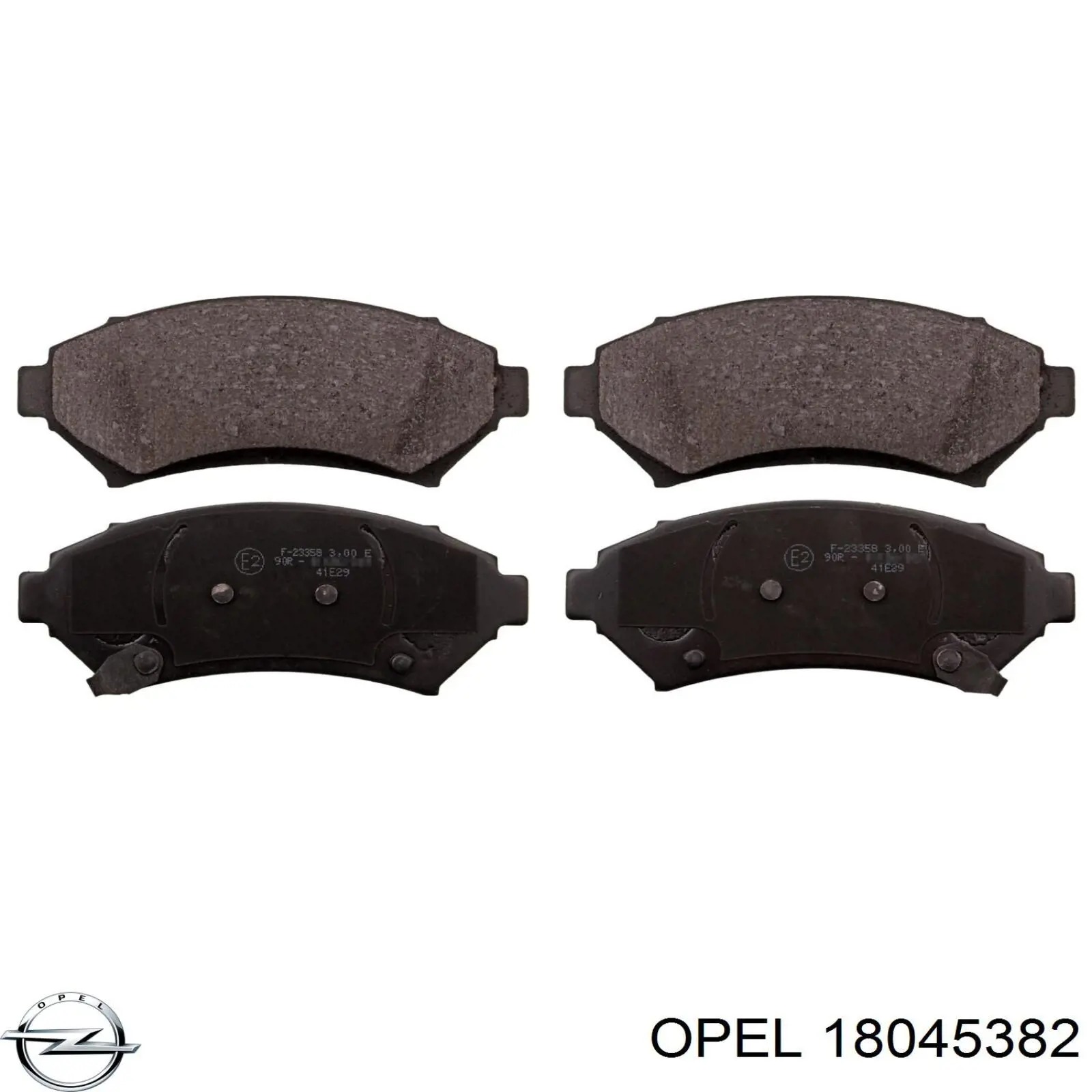 Гальмівні колодки Opel 18045382 ціна, від 26.04 USD