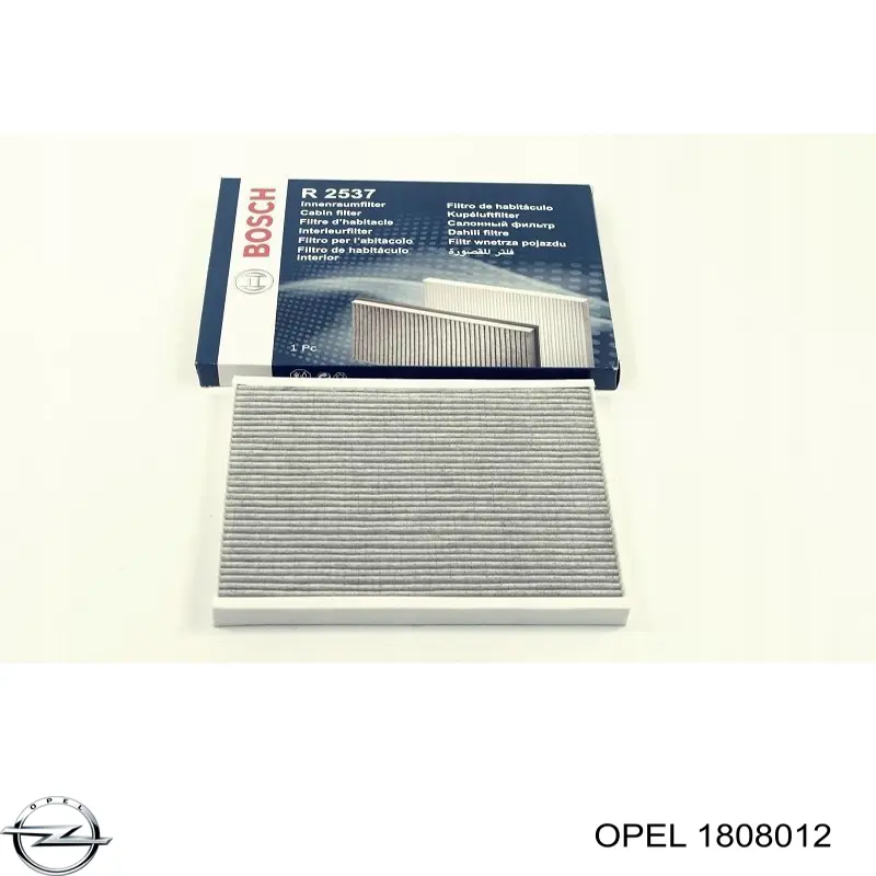 Повітряний фільтр салону Opel 1808012
