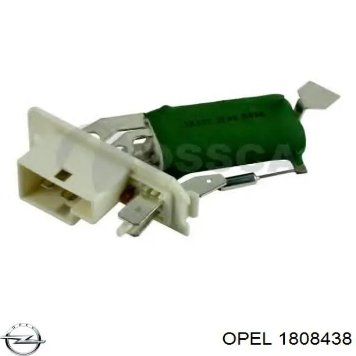 1808438 Opel резистор (опір пічки, обігрівача салону)