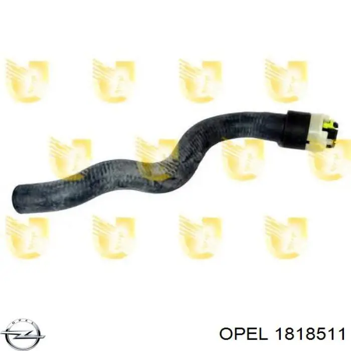 Шланг радіатора опалювача/пічки, подача Opel 1818511 ціна, від 14.51 USD