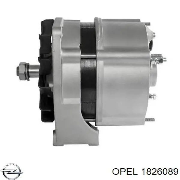 1826082 Opel Радіатор опалювача салону