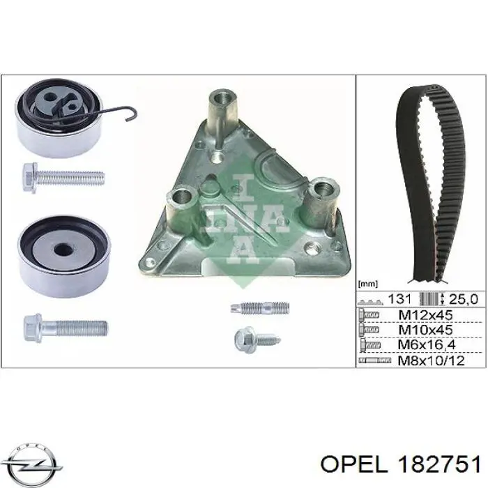 182751 Opel лючок бензобака/паливного бака