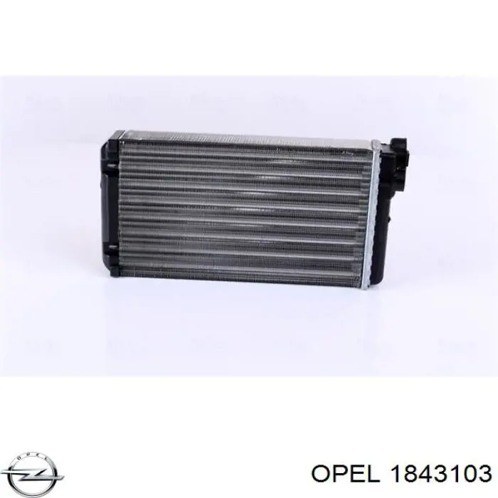Радіатор пічки (обігрівача) Opel 1843103 ціна, від 20.07 USD