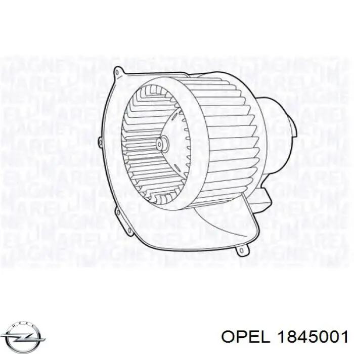 Купити 1845001 Opel Електродвигуни (електродвигун обігрівача) або розетка причепа штепсельная