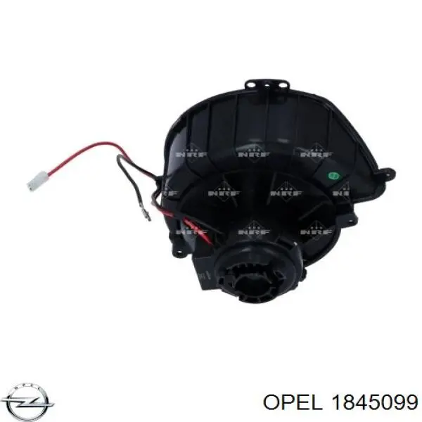Вентилятора пічки 1845099 Opel