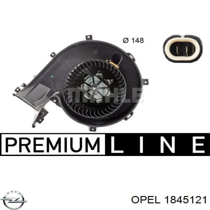Купити 1845121 Opel Електродвигуни (електродвигун обігрівача) або розетка причепа штепсельная
