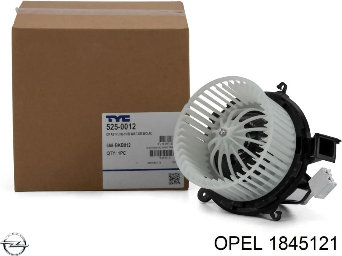 1845121 Opel Електромотор пічки