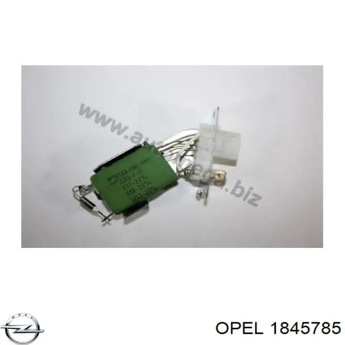 Резистор обігрівача Opel 1845785 ціна, від 6.61 USD