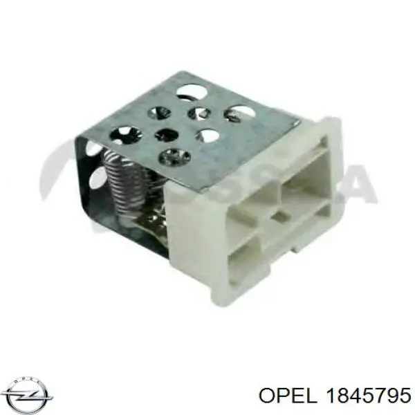 1845795 Opel резистор (опір пічки, обігрівача салону)