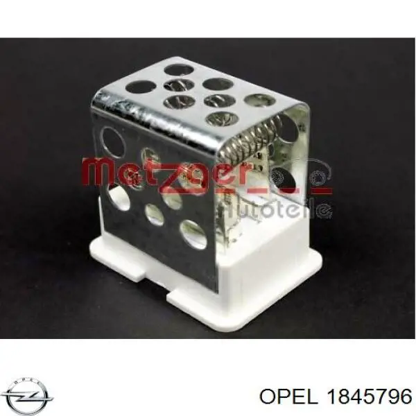 1845796 Opel резистор (опір пічки, обігрівача салону)