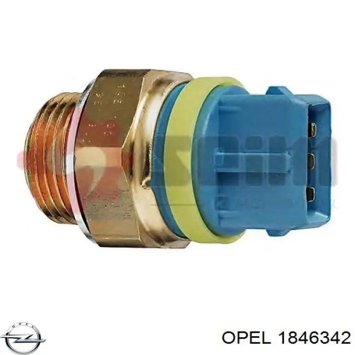 1846342 Opel Датчик радіатора