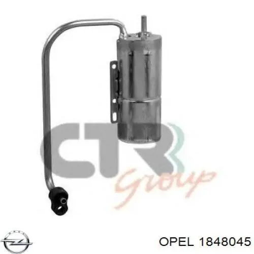Ресивер-осушувач кондиціонера Opel 1848045 ціна, від 26.01 USD