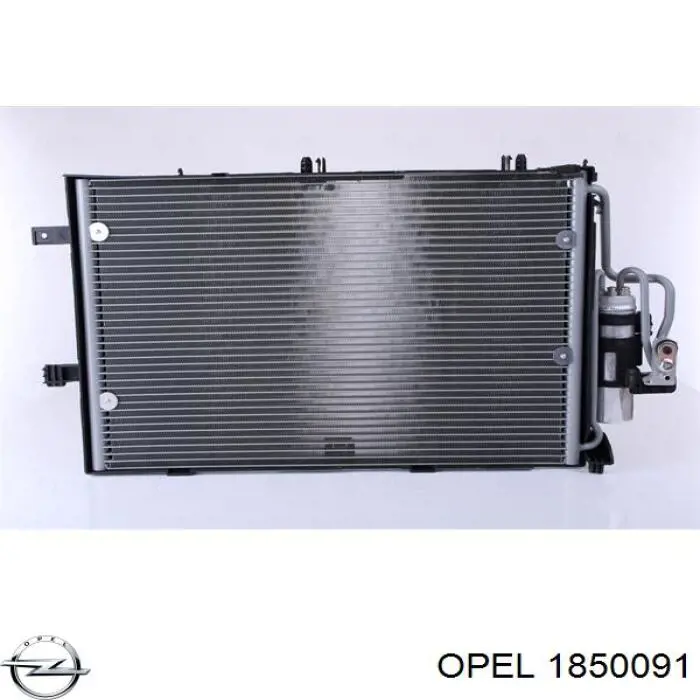 1850091 Opel радіатор кондиціонера
