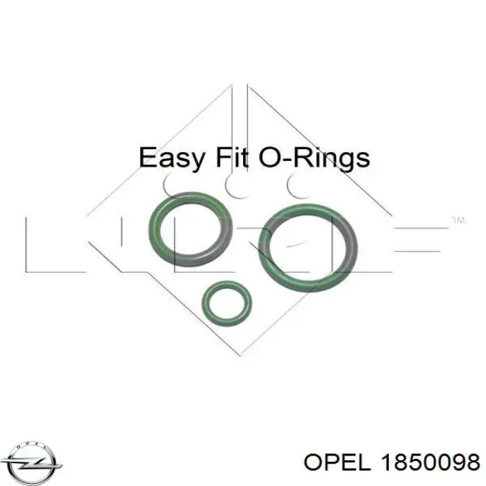 Конденсатор кондиціонера Opel 1850098 ціна, від 135.30 USD