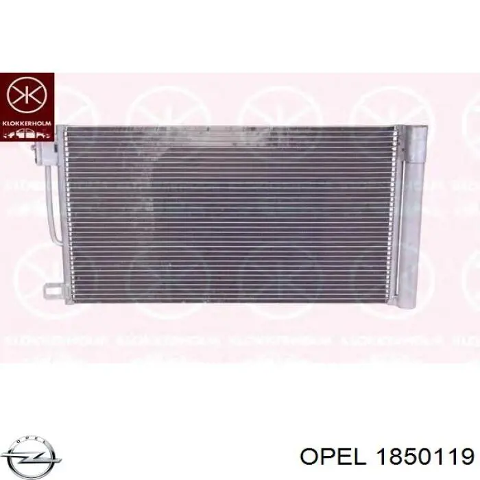 Купити 1850119 Opel Радіатор системи охолодження кондиціонера