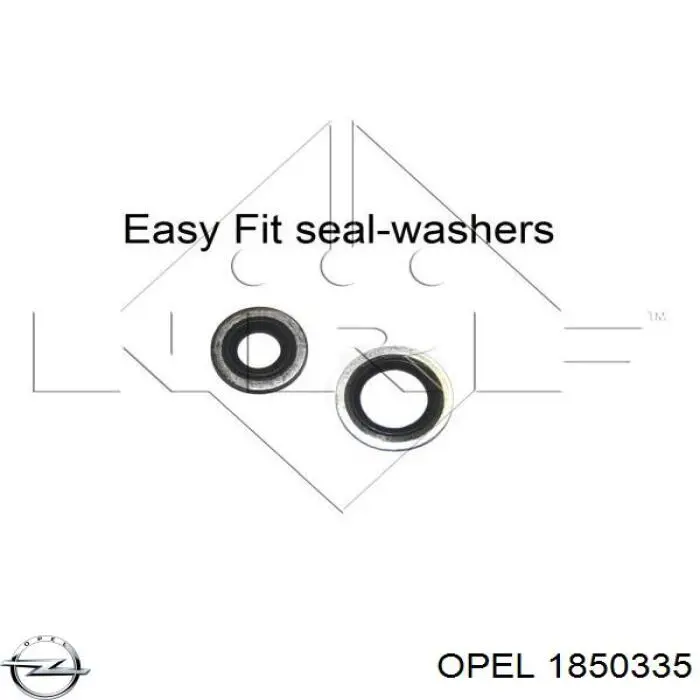 Конденсатор кондиціонера Opel 1850335 ціна, від 94.56 USD