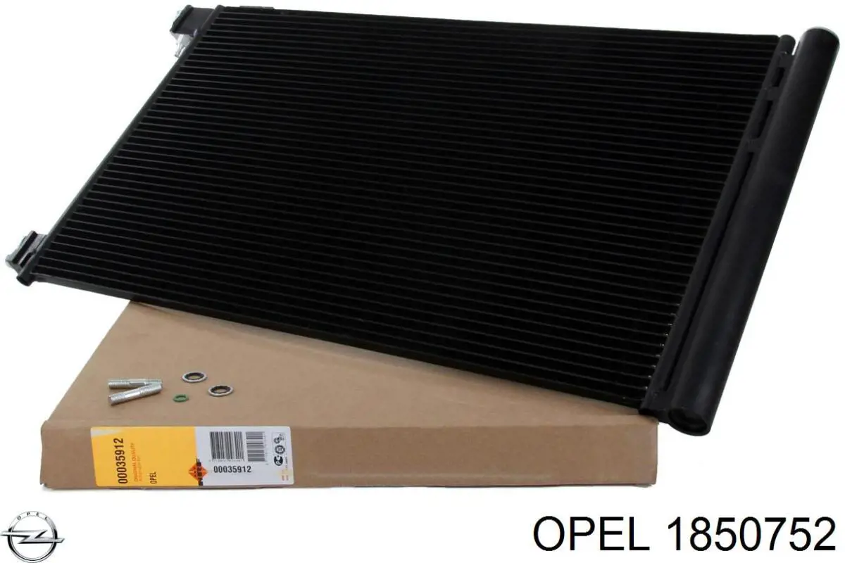 Конденсатор кондиціонера Opel 1850752 ціна, від 76.44 USD