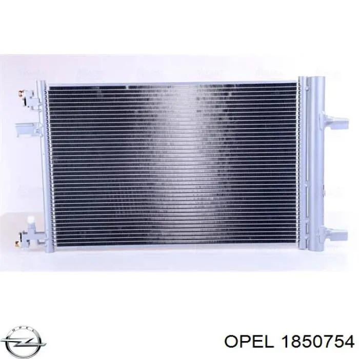 1850754 Opel радіатор кондиціонера