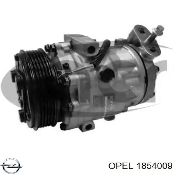 Компресор кондиціонера 1854009 Opel