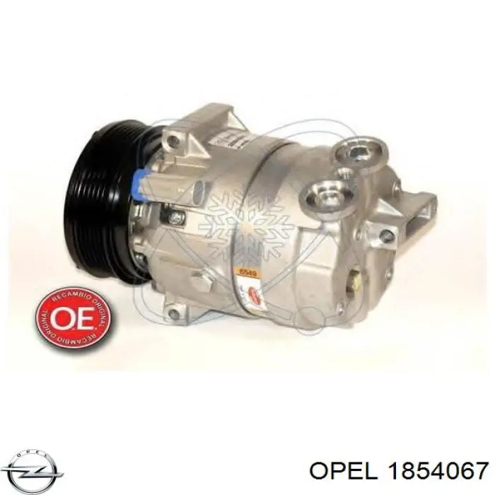 Купити 1854067 Opel Компресор кліматичної установки