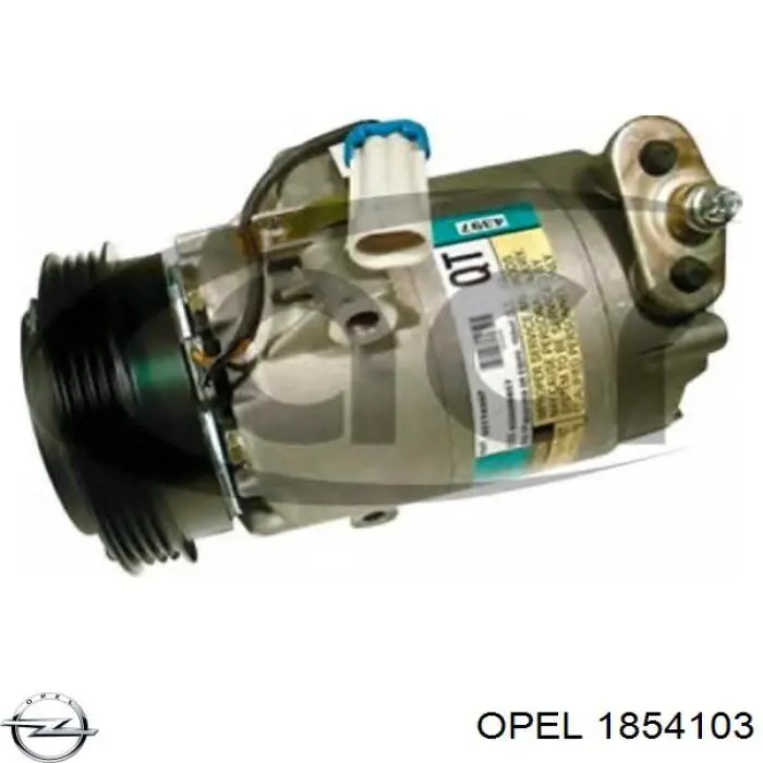 1854103 Opel компресор кондиціонера