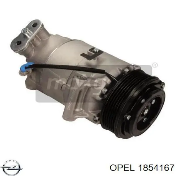 Компресор системи кондиціювання Opel 1854167 ціна, від 140.61 USD