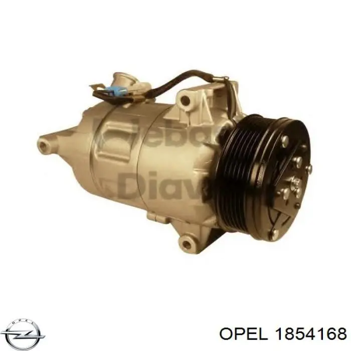 Купити 1854168 Opel Компресор кліматичної установки