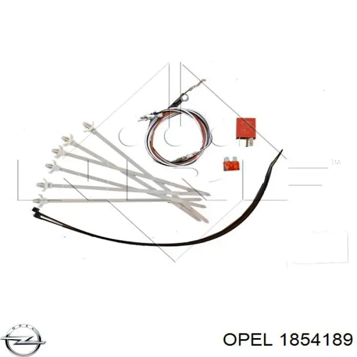 Компресор кондиціонера 1854189 Opel