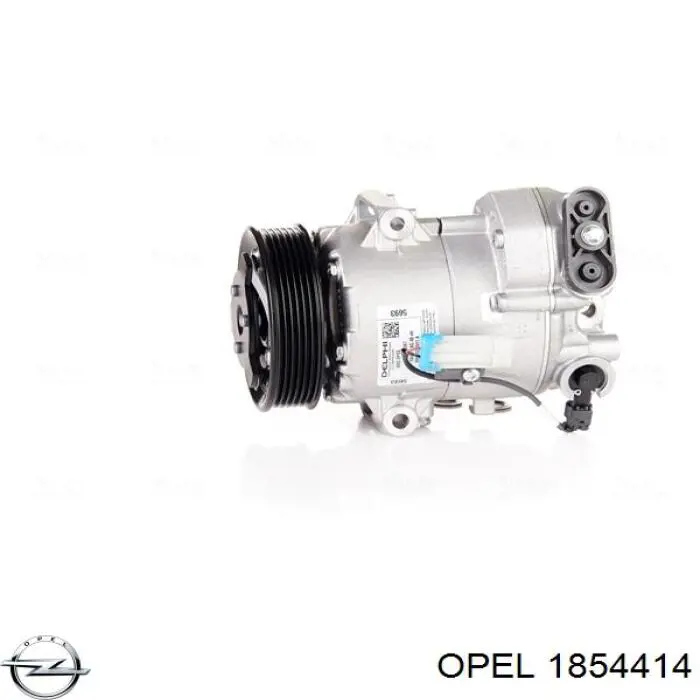 Купити 1854414 Opel Компресор кліматичної установки