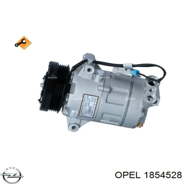 Компресор системи кондиціювання Opel 1854528 ціна, від 162.16 USD