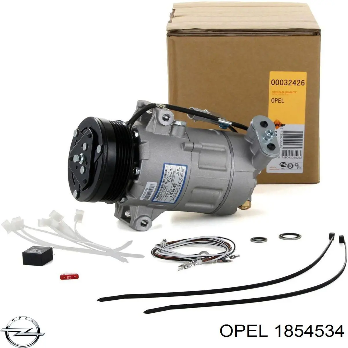 Компресор системи кондиціювання Opel 1854534 ціна, від 129.50 USD