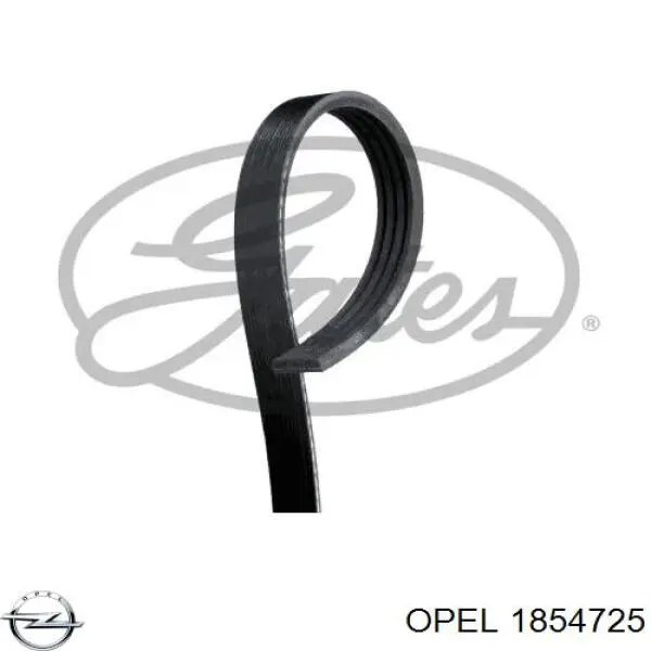 1854725 Opel ремінь приводний, агрегатів
