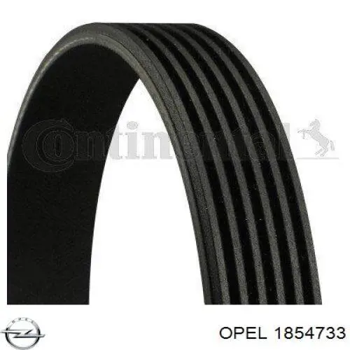 Ремінь генератора 1854733 Opel