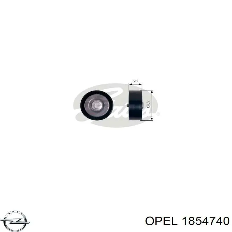 Купити 1854740 Opel Ролик приводного ременя, паразитний