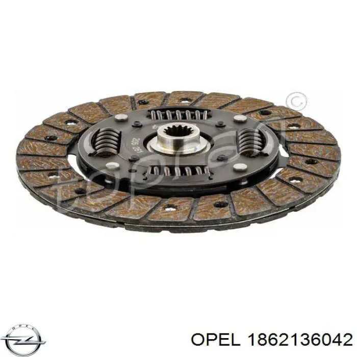 1862136042 Opel диск зчеплення