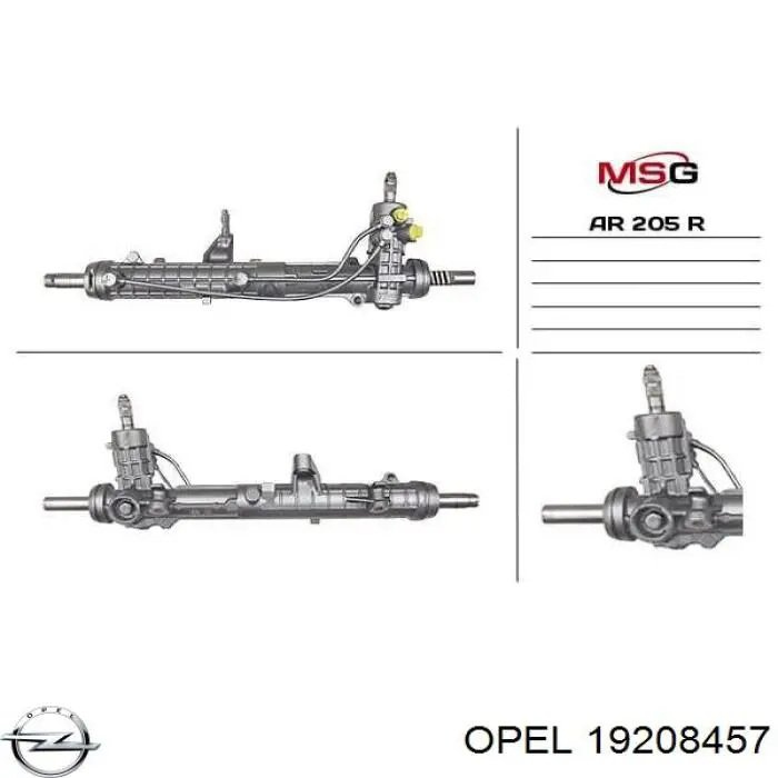 Рульова рейка 19208457 Opel