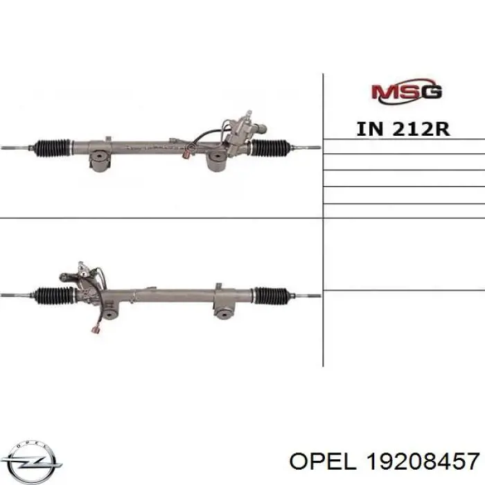 Купити 19208457 Opel Рульова рейка