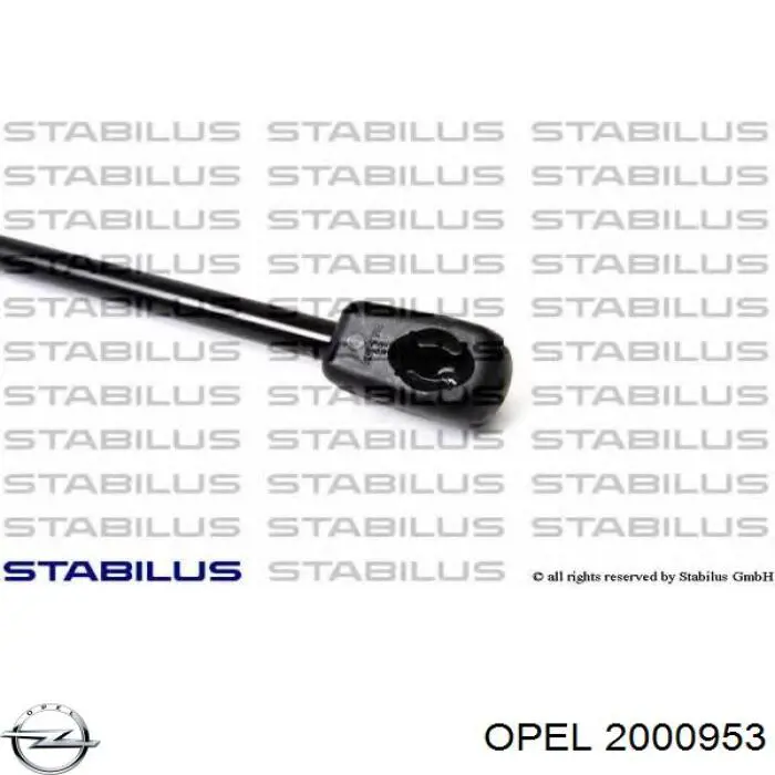 2000953 Opel болт вихлопної системи (глушника)