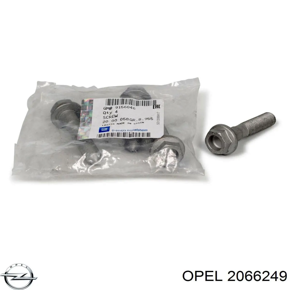 Подушка амортизатора заднього, правого Opel 2066249 ціна, від 14.22 USD