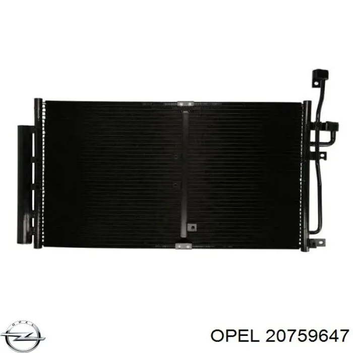 20759647 Opel радіатор кондиціонера