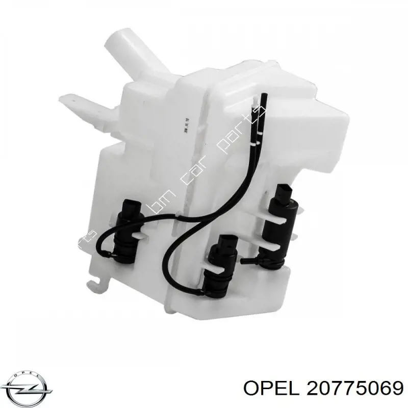 Бачок омивача лобового скла Opel 4802879 ціна, від 107.67 USD