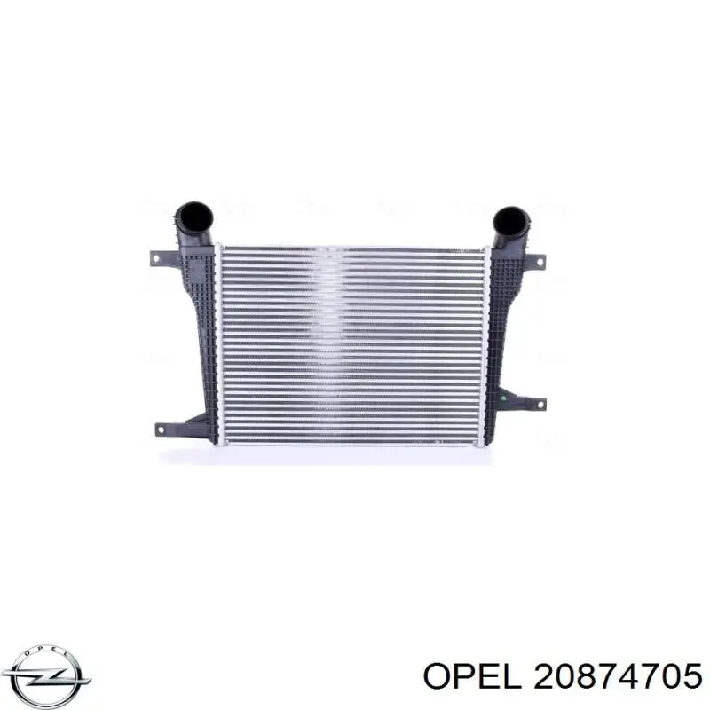 Інтеркулер 42348293 Opel