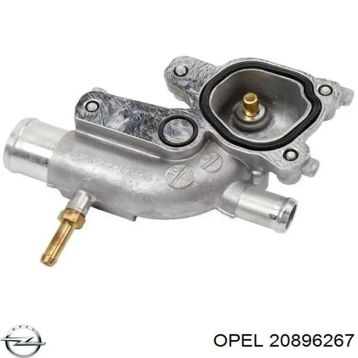 Шланг/патрубок радіатора охолодження, нижній 20896267 General Motors