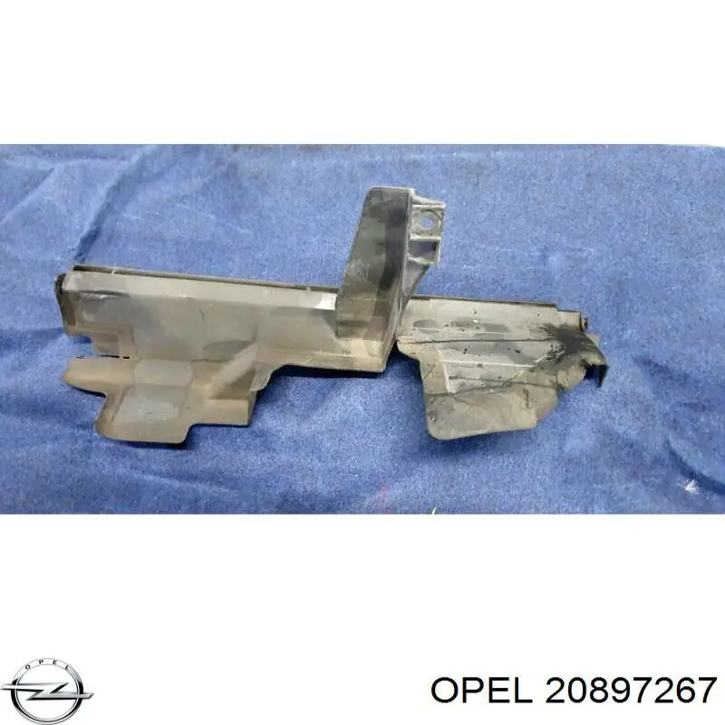 Повітропровід (дефлектор) радіатора, лівий Opel 20897267 ціна, від 11.39 USD