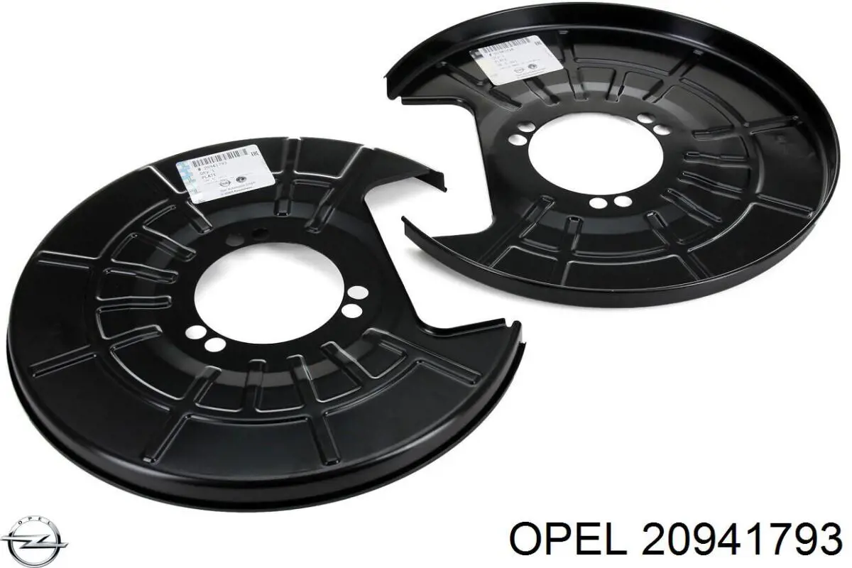 20941793 Opel захист гальмівного диска заднього, лівого
